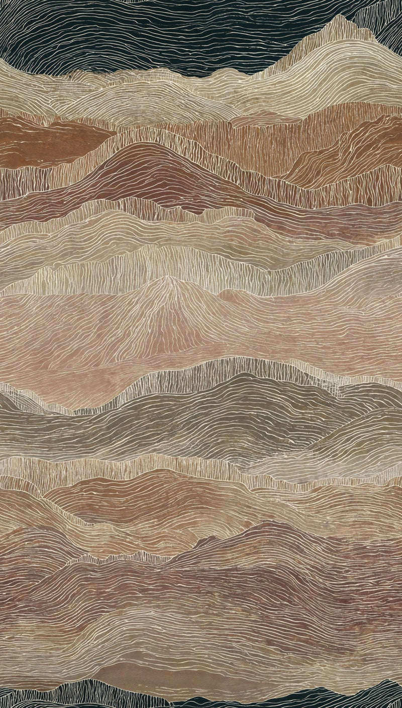 792249 The Wall 4 Beige, Brown & Cream Mural by AS Creation