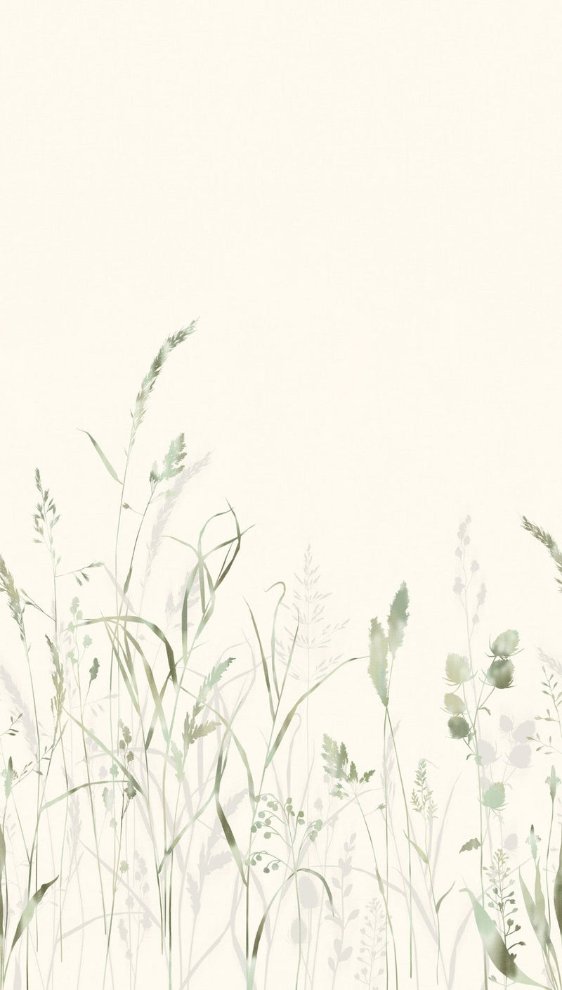 792261 The Wall 4 Cream, Grey & Green Mural by AS Creation