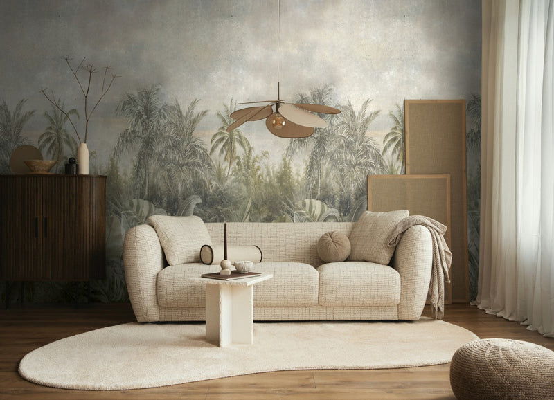 792269 The Wall 4 Multi-Colour, Grey & Green Mural by AS Creation