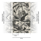 792293 The Wall 4 Cream, Black & White Mural by AS Creation