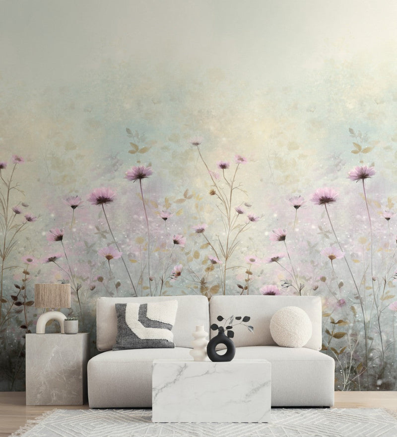 792362 The Wall 4 Brown, Cream & Pink Mural by AS Creation