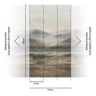 792364 The Wall 4 Brown, Cream & Grey Mural by AS Creation
