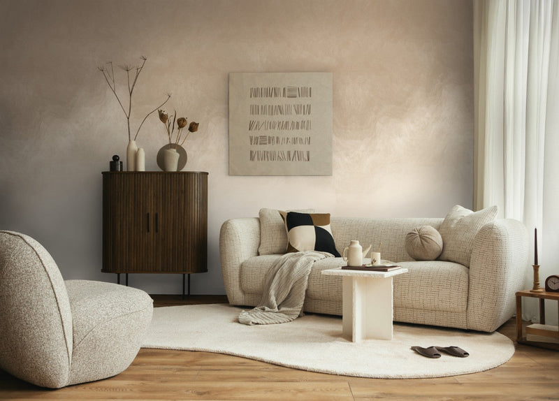 792393 The Wall 4 Cream & Grey Mural by AS Creation