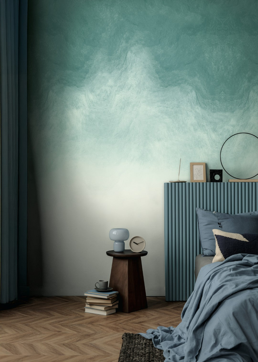 792394 The Wall 4 Blue & Grey Mural by AS Creation