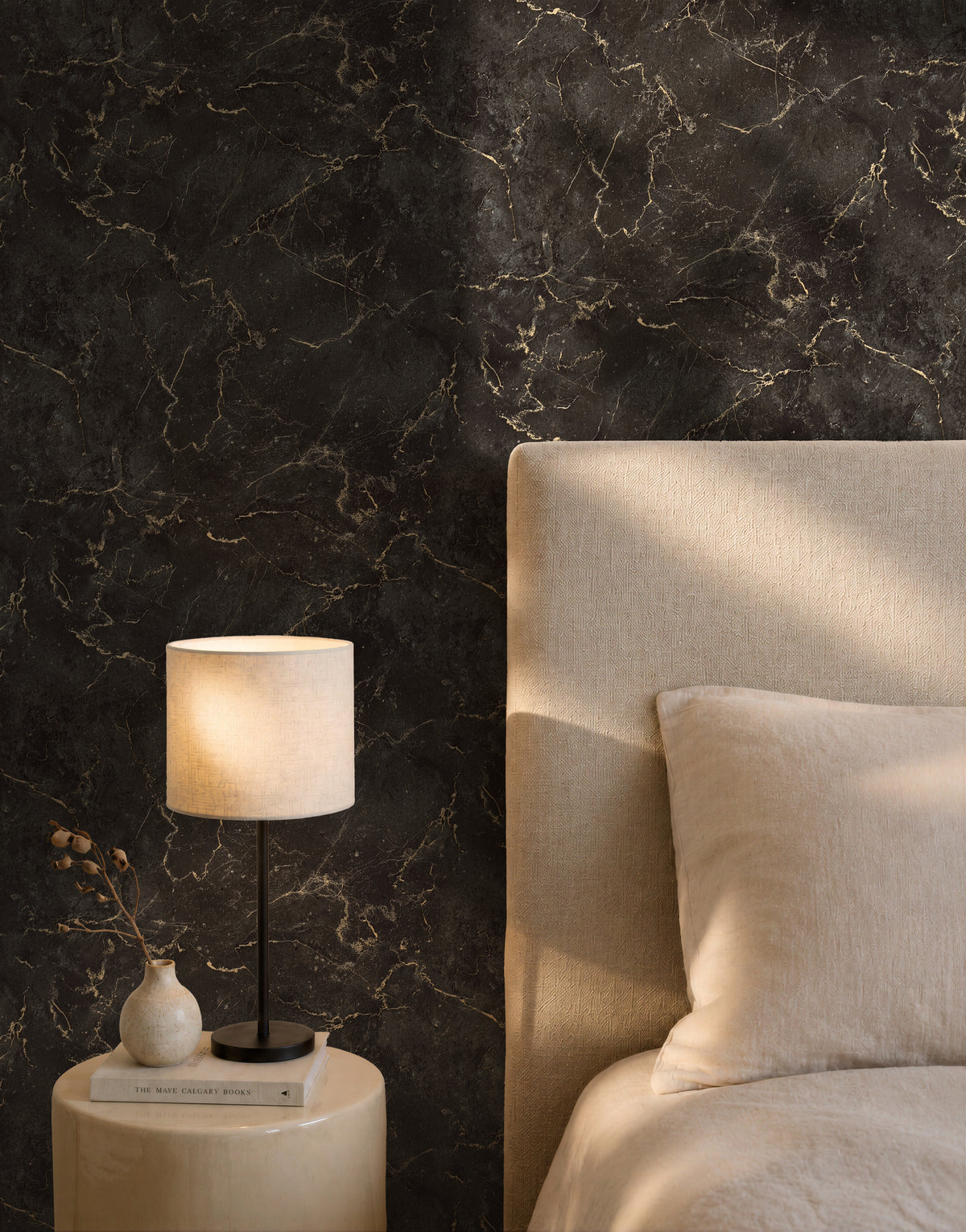 Marble Black Cosiness Wallpaper by A S Creation
