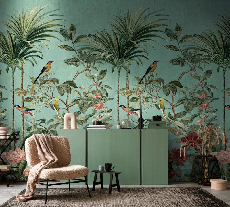 792462 The Wall 4 Blue, Green & Red Mural by AS Creation