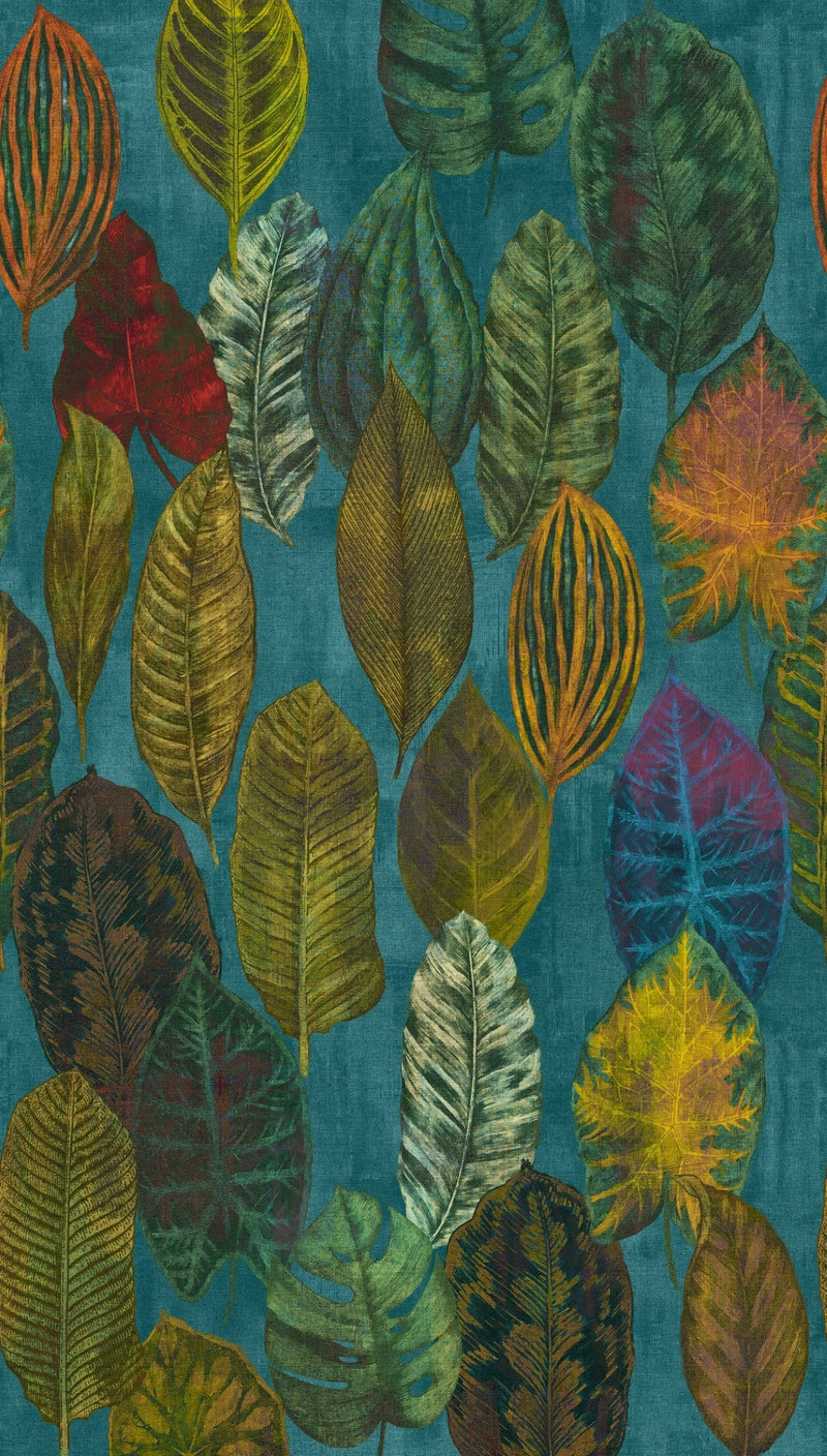 792464 The Wall 4 Blue, Multi-Colour & Green Mural by AS Creation