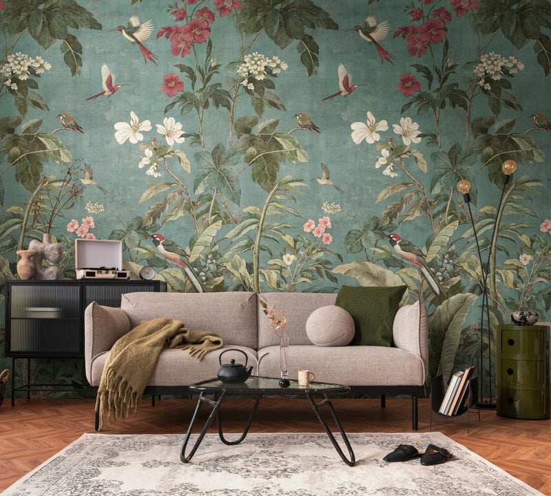 792468 The Wall 4 Blue, Green & Red Mural by AS Creation
