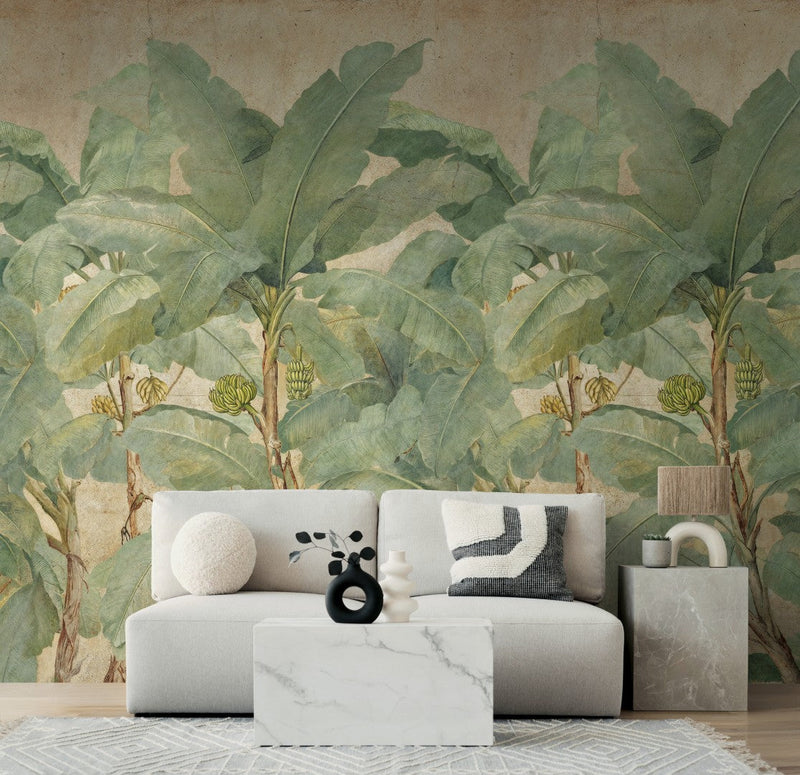 792469 The Wall 4 Cream, Yellow & Green Mural by AS Creation
