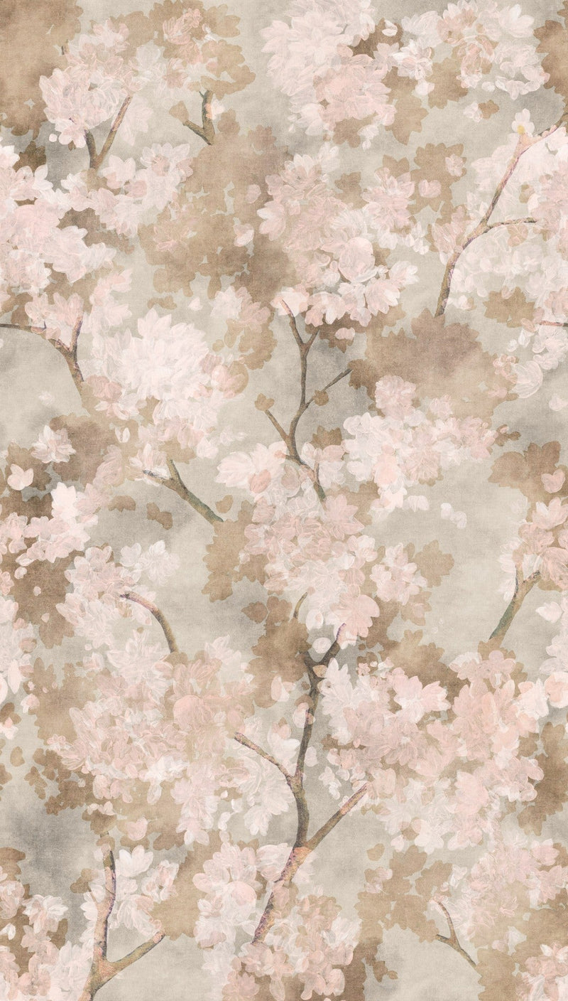 792484 The Wall 4 Beige, Grey & Pink Mural by AS Creation
