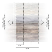 792487 The Wall 4 Blue, Cream & Grey Mural by AS Creation