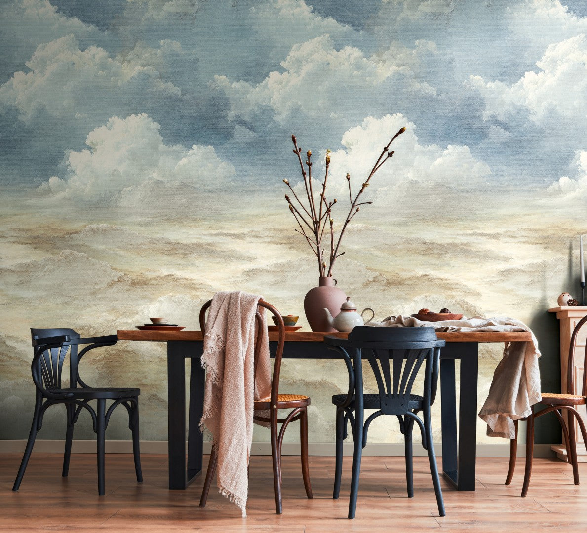 792493 The Wall 4 Beige, Brown & Cream Mural by AS Creation