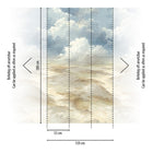 792493 The Wall 4 Beige, Brown & Cream Mural by AS Creation