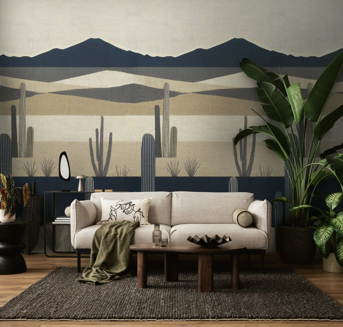 792495 The Wall 4 Brown, Cream & Black Mural by AS Creation
