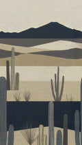 The Wall 4 Brown, Cream & Black Mural by A S Creation