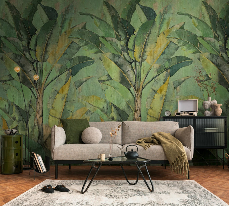 792497 The Wall 4 Brown & Green Mural by AS Creation