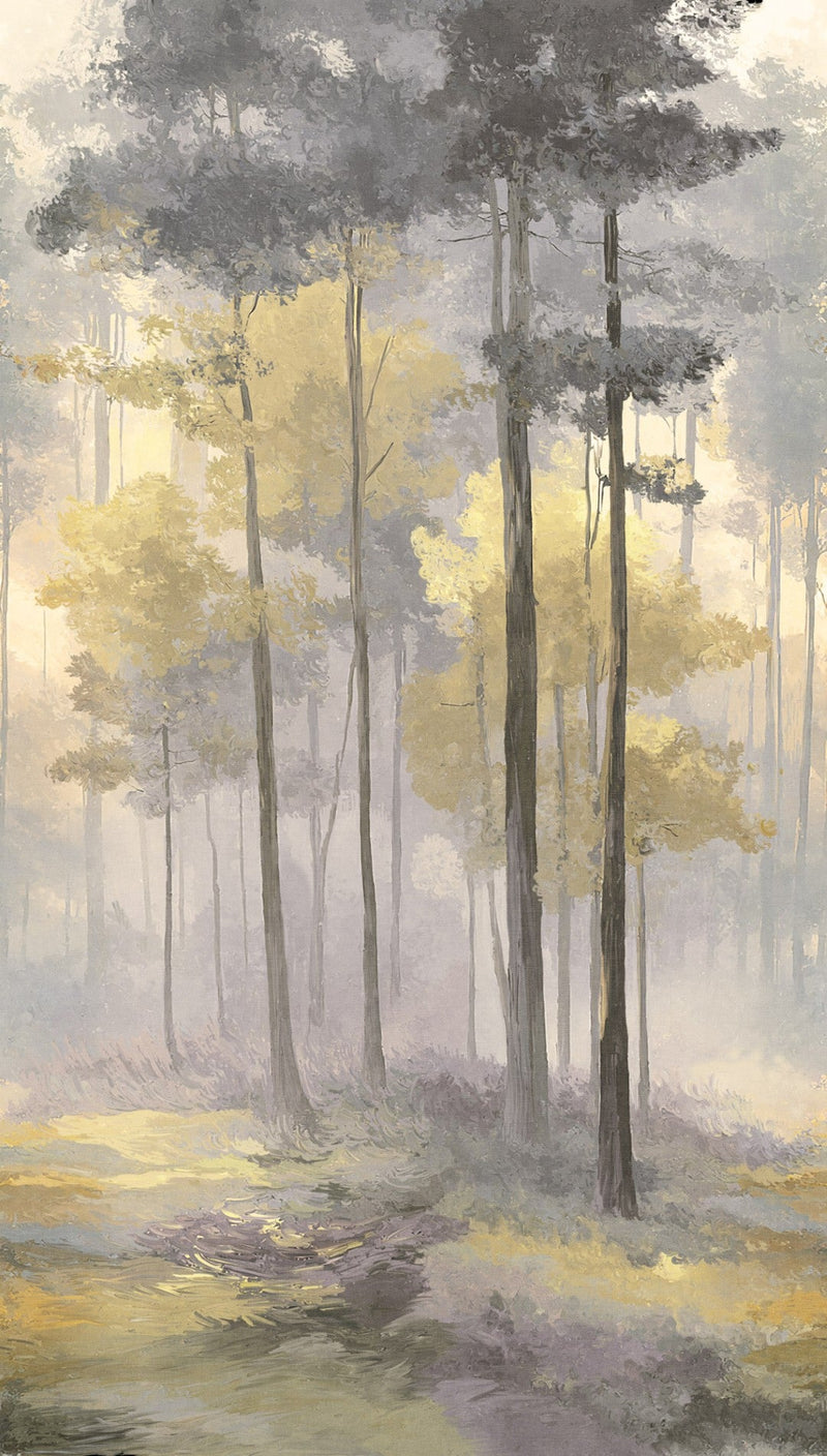 792499 The Wall 4 Yellow & Grey Mural by AS Creation