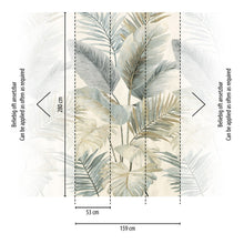 792513 The Wall 4 Cream, Grey & Metallic Mural by AS Creation