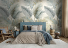 792513 The Wall 4 Cream, Grey & Metallic Mural by AS Creation