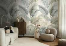 792513 The Wall 4 Cream, Grey & Metallic Mural by AS Creation