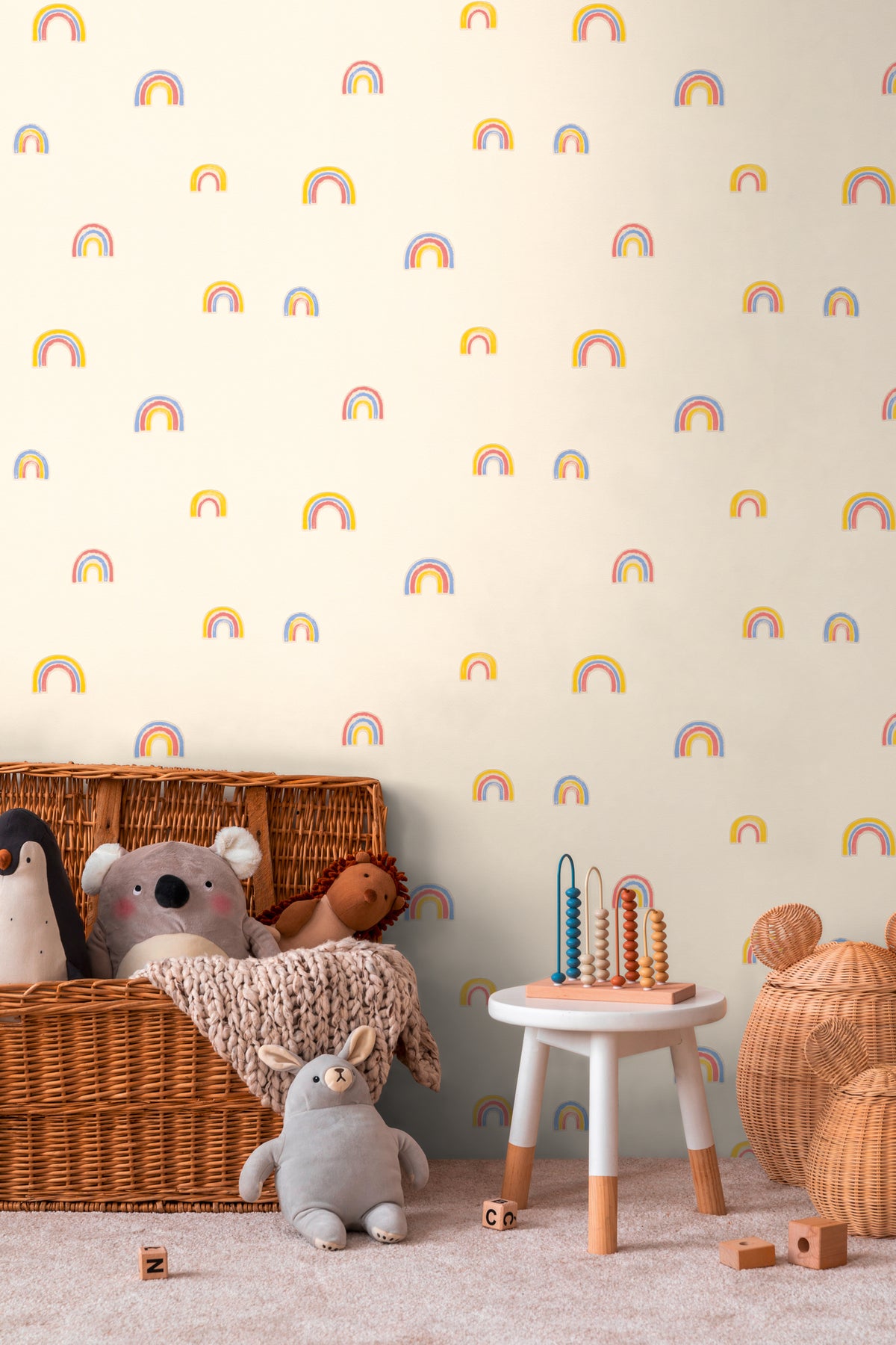 Rainbow Cream Kids Studio Wallpaper by A S Creation