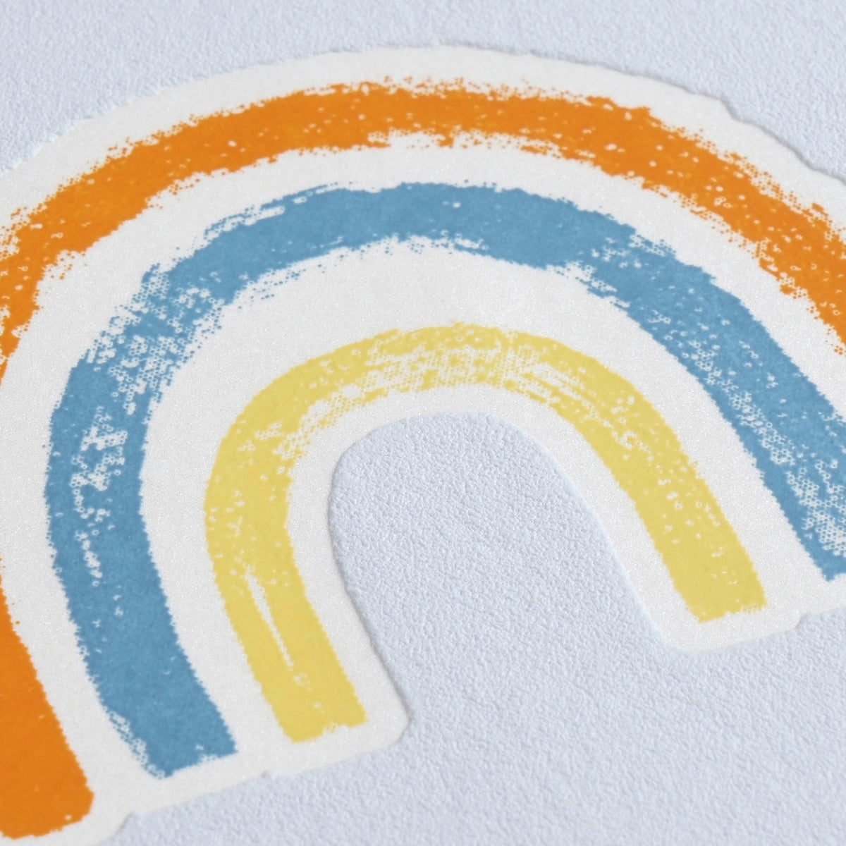 Rainbow Blue Kids Studio Wallpaper by A S Creation - flat
