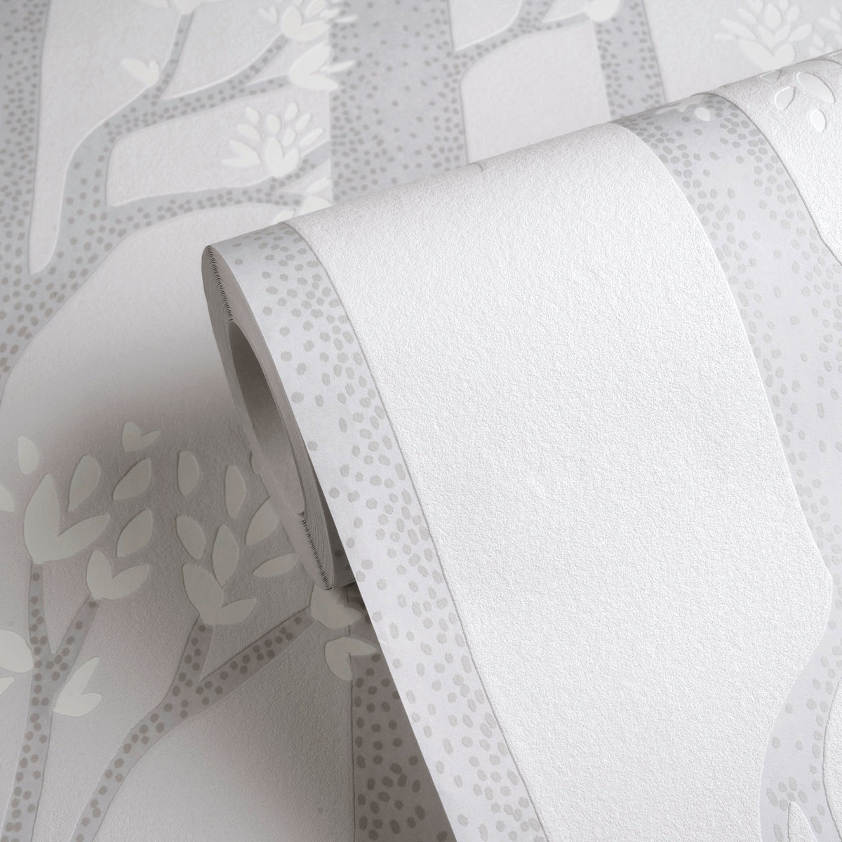 Forest Grey Kids Studio Wallpaper by A S Creation - flat