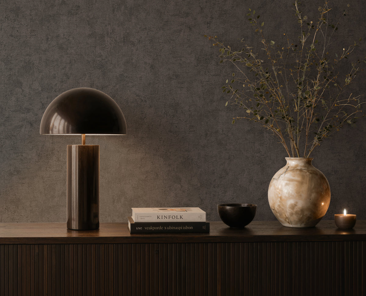 Plaster Charcoal Cosiness Wallpaper by A S Creation - room