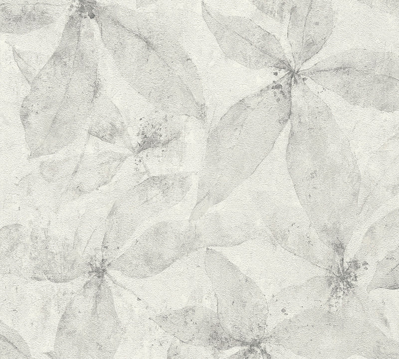 Leaf Trail Pale Green Cosiness Wallpaper by A S Creation - flat