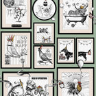 793 Mad House Sage Wallpaper by Belgravia - flat