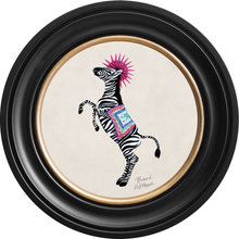 Balancing Act Kiki on Chalk White Framed Art Prints by Brand McKenzie