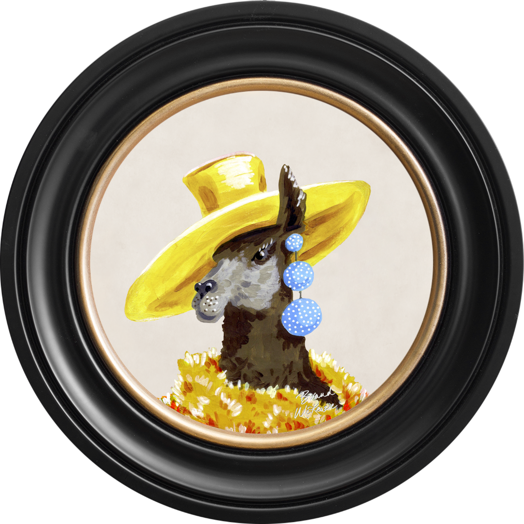 Fine China Lily on Chalk White Framed Art Prints by Brand McKenzie