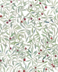 Leaf Craze White 40th Anniversary Wallpaper by Coordonné