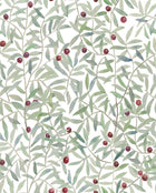 Leaf Craze White 40th Anniversary Wallpaper by Coordonné