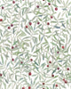 Leaf Craze White 40th Anniversary Wallpaper by Coordonné