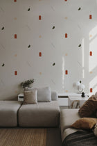 Shape Study Terracota 40th Anniversary Wallpaper by Coordonné