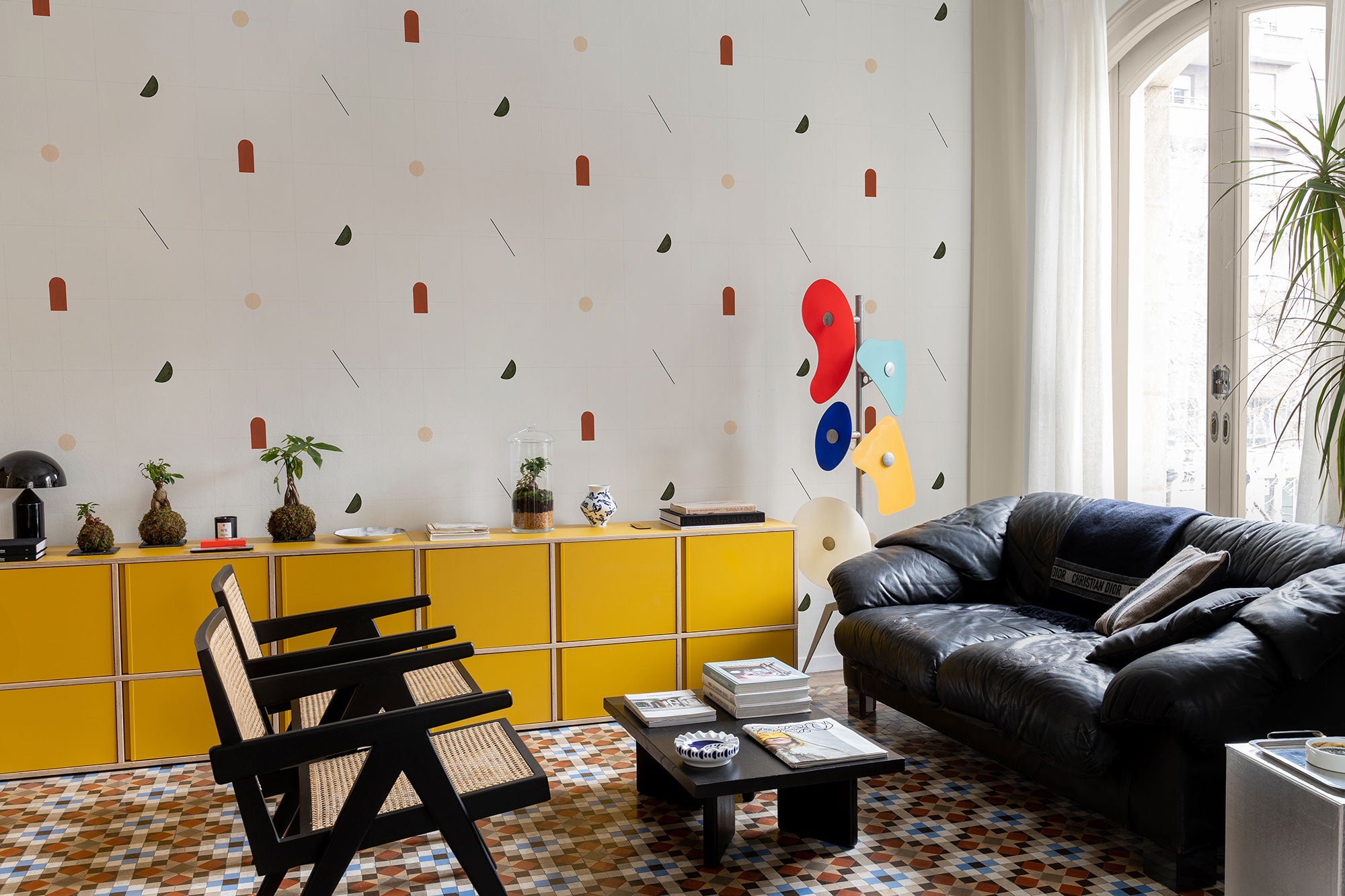 Shape Study Terracota 40th Anniversary Wallpaper by Coordonné