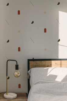 Shape Study Terracota 40th Anniversary Wallpaper by Coordonné