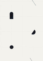 Shape Study Deep Navy 40th Anniversary Wallpaper by Coordonné