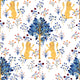 Medieval Tapestry Pure White 40th Anniversary Wallpaper by Coordonné