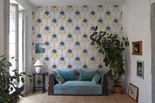 Medieval Tapestry Pure White 40th Anniversary Wallpaper by Coordonné