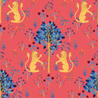 Medieval Tapestry Deep Coral 40th Anniversary Wallpaper by Coordonné