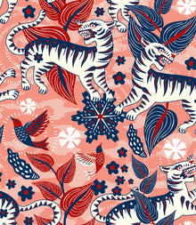 Selva de Tigres Sunset 40th Anniversary Wallpaper by Coordonné