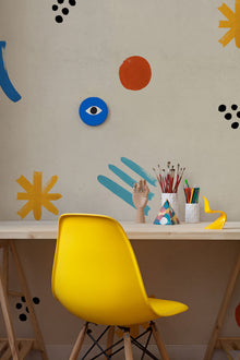 Cosmic Childhood Universo geométrico Mural by Coordonné