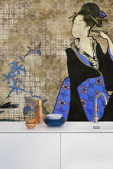 Geisha Graffiti Kage Mural by Coordonné