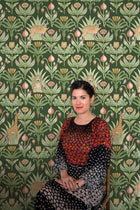 Natural Habitat Green Mural by Coordonné