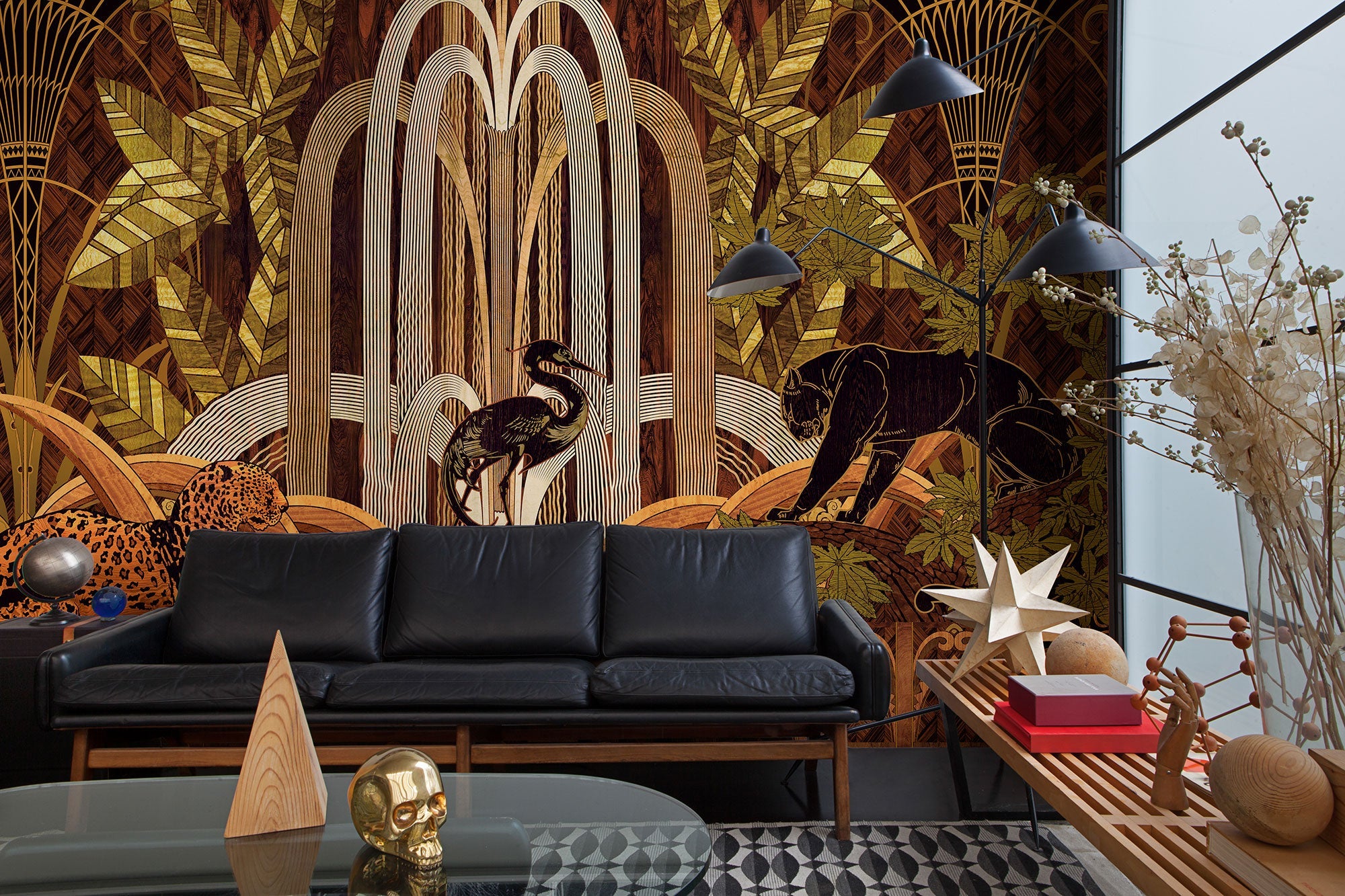 Rue Babylone Woodland Mural by Coordonné