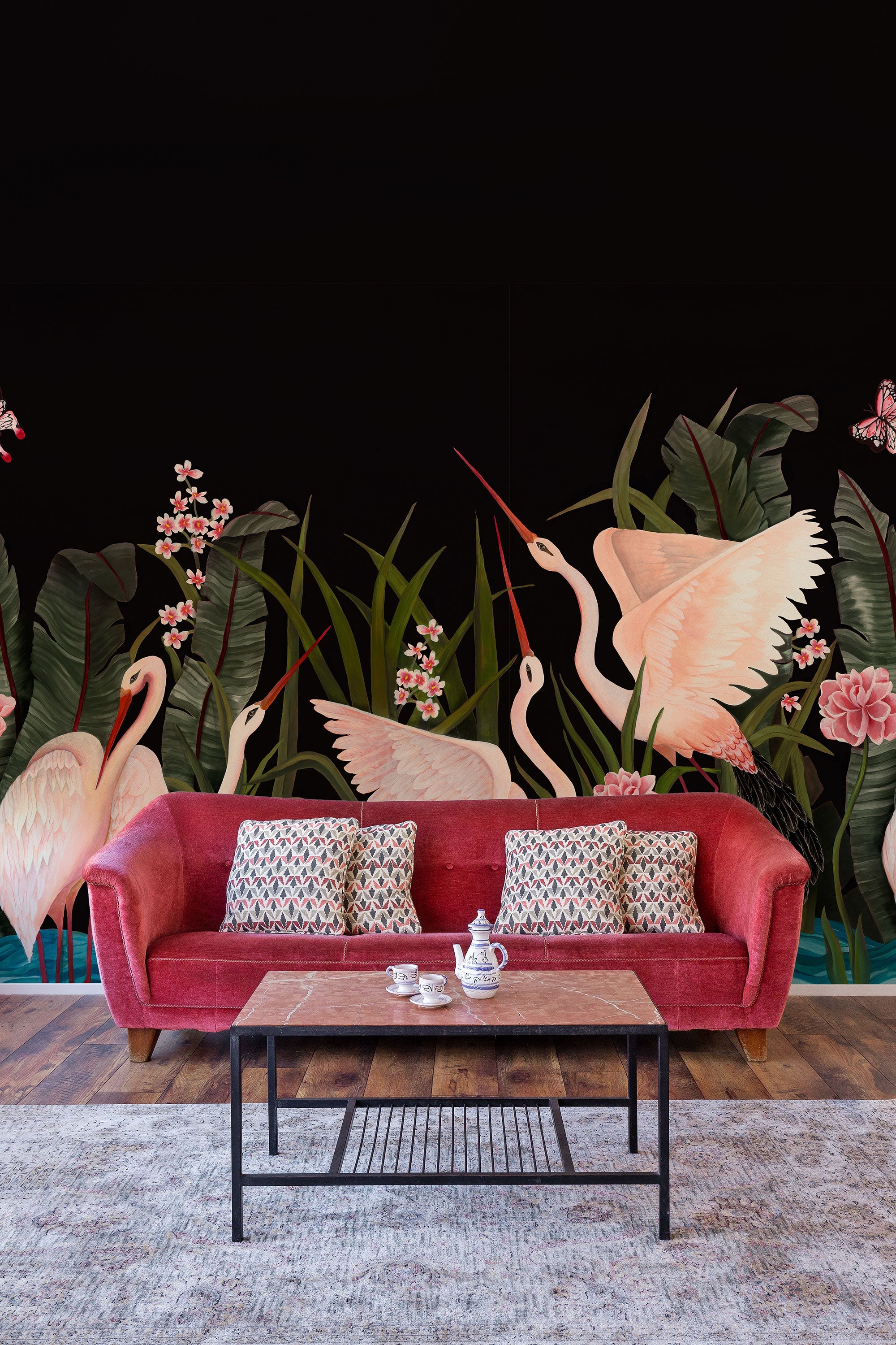 Believe In Flight Night Call Mural by Coordonné