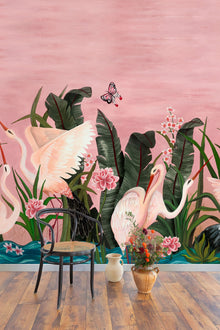 Believe In Flight Sunrise Flight Mural by Coordonné