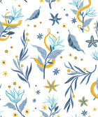 Serpientes y Flores Light 40th Anniversary Wallpaper by Coordonné
